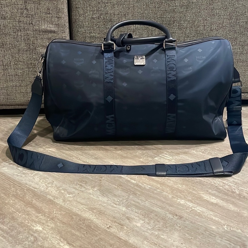 MCM WEEKENDER DUFFLE TRAVEL BAG